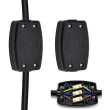 Rewire Uk Plug Power Adapter With Innovative Lock Mechanism, Waterproof Inline Cord Switch And Phenolic Plastic Case For Multiple Scenarios