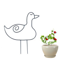 Klimrek voor planten, metalen ringen als tuinsteunen voor decoratieve klimplanten binnen en buiten, duurzaam en roestbestendig ijzeren klimrek met