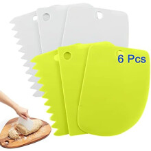 Dough Cutter for Perfect for Cake Decorating, Bench Scraper for Baking with High Quality Food Grade Material and Easy to Use Clean Design, Ensuring