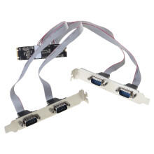 M.2 M-Key zu 4 Port RS232 Serielle Karte Riser Karte COM