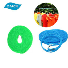 Corde à linge coupe-vent et antidérapante pour un séchage fiable en extérieur et en intérieur, en nylon haute résistance, réglable avec