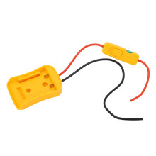 Adaptor Power Wheel compatibil cu bateria Dewalt de 20 V, echipat cu siguranță, sârmă de înaltă calitate, ușor de instalat, utilizare în mai