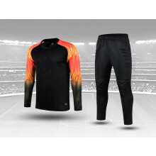 (Soccer sets, Asian size M) Youth Goalkeeper Soccer Jerseys Kit Adult Goalkeeper Football Uniform Sponge Protection padded Goalie Shirts Pants
