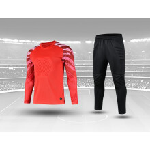(Soccer sets, Asian size S) Youth Goalkeeper Soccer Jerseys Kit Adult Goalkeeper Football Uniform Sponge Protection padded Goalie Shirts Pants
