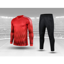 (Soccer sets, Asian size 3XL) Youth Goalkeeper Soccer Jerseys Kit Adult Goalkeeper Football Uniform Sponge Protection padded Goalie Shirts Pants
