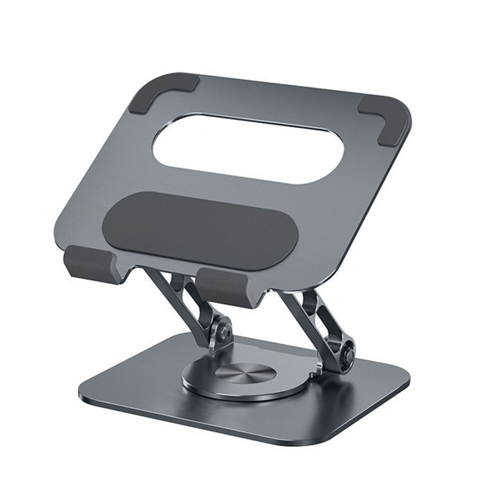 Foldable Tablet Stand Aluminum Alloy Adjustable Desktop Pc- Gray 7732000506758