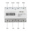 Compteur d'énergie triphasé sur rail DIN 5-100A LCD 230/400V DTS6619 11