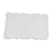 Molde de resina de silicona reutilizable con superficie resistente al desgarro, molde de manualidades DIY para hacer posavasos, tapetes para cuencos