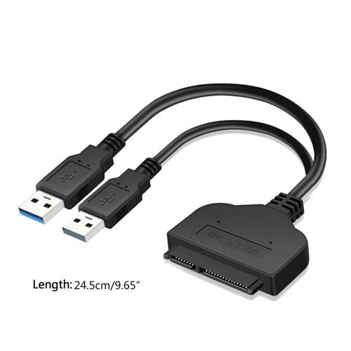 High-Speed Sata 3.0 naar USB 3.0 2.0-kabeladapter met USB 1