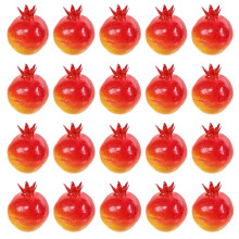 Maisíocht Pomegranate Saorga Réalaíoch le haghaidh Stáitsithe Cruthaitheacha, Samhlacha Torthaí Bréige Pomegranate Cúr Réalaíoch le haghaidh