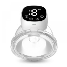 Portable Breast Pump, Hands Free Breastfeeding Device with 3 Modes and 9 Levels, Wearable Electric Pump with Ergonomic 135 Flange, Low Noise and