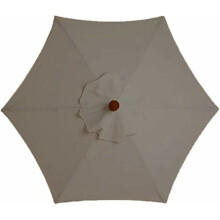 UV Protection Patio Umbrella Cloth, Double Ventilated for Enhanced Wind Stability and Easy Installation on 3m/6 Bones Detachable Umbrella Accessories