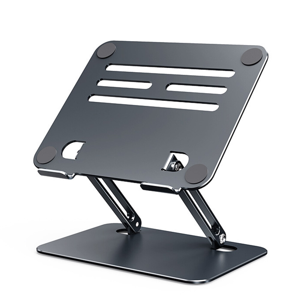 Laptop Stand Portable Design, Carbon Steel Double Damping Shaft Gearless Free Adjustment For Ergonomic Design Ventilated Design Laptop Riser 9405630604337