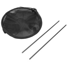 Outdoor Gear Storage Transparent Mesh Bag with Dual Pockets and Zipper Closure Nylon Mesh Basket for Fly Tying Tools Breathable and Lightweight Design