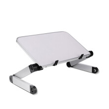 Adjustable Stand Desk Table Alloy Laptop Bracket Desk-A White