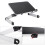 Adjustable Stand Desk Table Alloy Laptop Bracket Desk-A White 6