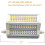 Λαμπτήρας προβολέα LED R7S, αντικατάσταση αλογόνου 118mm με ψύκτρα αλουμινίου 4