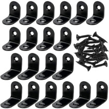L-Shaped Design, Multipurpose Fastener for Easy Installation and Furniture Support, Reinforced Corner Braces with Smooth Edges for Safe Handling