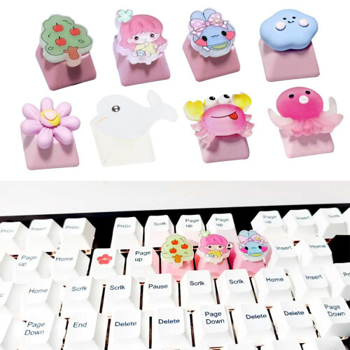 Mechanical Keyboards Keycap Original PBT Pink Keycap Original-6 2