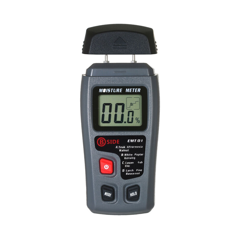 Compact Wood Humidity Detector, Digital Moisture Meter For Firewood, Furniture & Floor, Accurate Measurements With Large Lcd Screen For Clear 9405630175400
