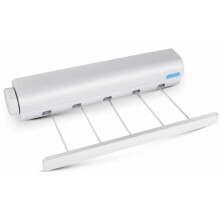 Retractable Clothesline For Home Use, Indoor Drying Rack With Automatic Locking System And High Capacity Laundry Line, Space-saving Wall Mounted