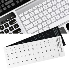 Kit di trasformazione per tastiera, ripristina le lettere sbiadite, adesivi per tasti in grassetto con layout QWERTZ tedesco per laptop, desktop e