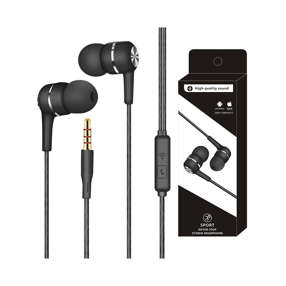 Stereo Sound Earphones, Portable Lightweight For On-The-Go Listening, Custom Driver Ensures Immersive Music Experience 9405630524611