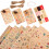 Birthday Wrapping Paper, Versatile Patterns, Multi-color High-quality Kraft Paper for Small to Medium Sized Boxes, 6 Sheets 1