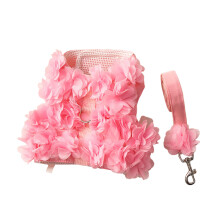 Mode chien dentelle fleur tenue petit chien vêtements-L 1