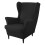 Sesselbezug mit Kissenbezug-Set, moderner Sofa- und-Schwarz 1