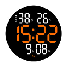 Moderne LED-wekker met afstandsbediening 10 inch scherm twee-B