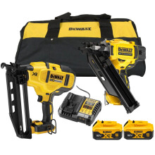 Dewalt DCK246P2-GB DCK246P2 XR Nailer Kit 18V 2 x 5.0Ah Li-ion DEWDCK246P2