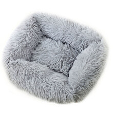 Creative Pet Couch Bed Thicken Cover Nest for Dogs-light gray L