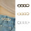 Meerdere functionele draai-taillesluiting/legering broche-zilver 7