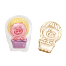 Dierlijke patroon Wax stempel hoofd vervanging voor bruiloft-H