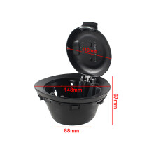 Copertura serbatoio carburante per monoblocco a gas, porta del serbatoio, Challenger, affidabile, materiale ABS