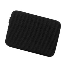 Stoßfester Baumwoll-Laptoptasche für 13-14 Zoll Tablets - Schwarz