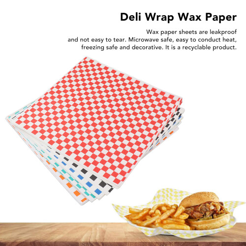 240 Sheets Grease-Resistant Wax Paper Sheets 30x30cm Deli Wrap 2