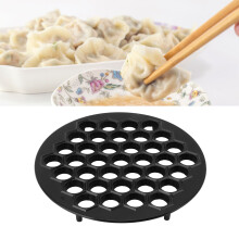 Aluminiumlegierung Pelmeni-Formmaschine, 37 Löcher, Teigtaschen-Tool, Schwarz