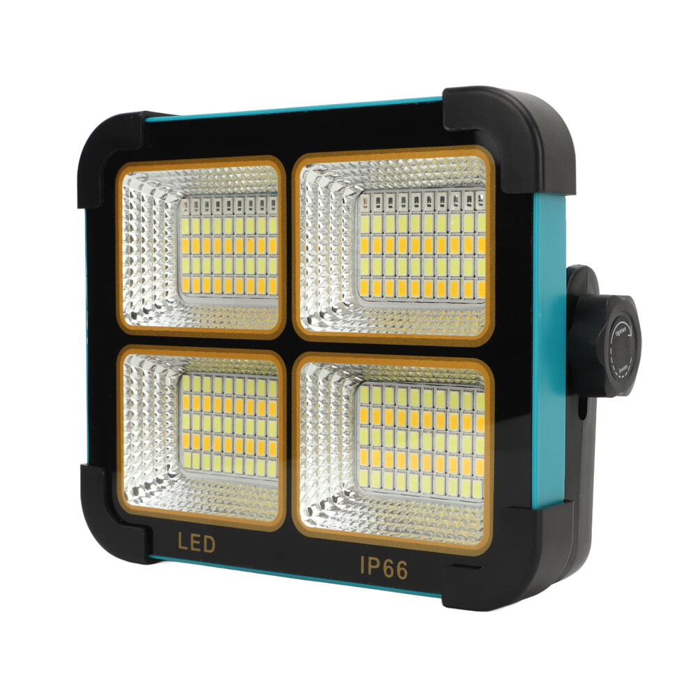 100W Led Solar Work Light 10000Lm 3K-6K Ip66 Rechargeable Portable 8421377835262