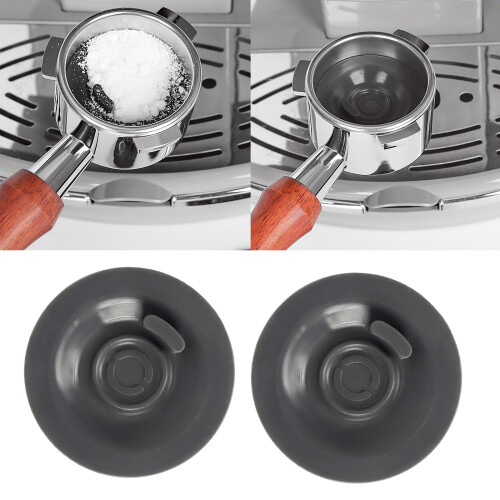 2pcs 54mm Coffee Machine Handle Cleanings Pad Backflush Disk 1