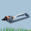 Water Sprinkler with 19 Hole Nozzles Adjustable Control for Yard 4