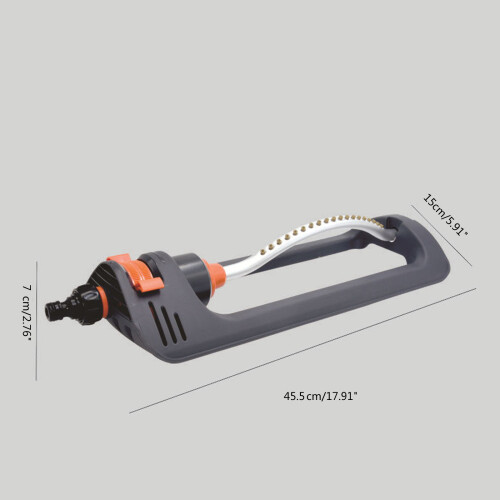 Water Sprinkler with 19 Hole Nozzles Adjustable Control for Yard 2