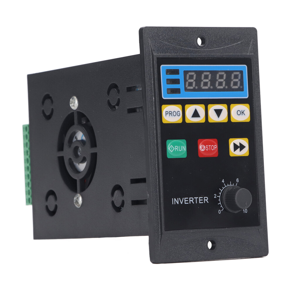 Industrial 750W Vfd Inverter Motor Drive 1Ph To 3Ph 176‑264V 0‑220V Output 6951377001876