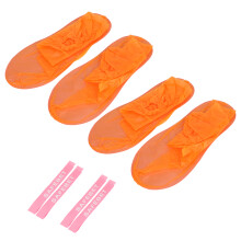 Soft Breathable Shoe Covers, Non-Slip Warm Winter Protectors With Elastic Strap, Reusable Washable Household Indoor Footwear