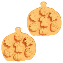 Autumn Silicone Chocolate Mould Cake Pan Flexible Oven-seven