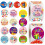 2 Roll Birthday Round Decal Roll For-Style 1 plus style 3 1