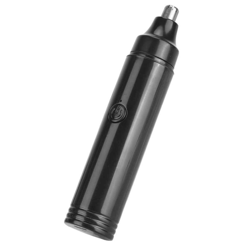 Black Precision 360 Rotating Nose Hair Trimmer Quiet Operation Easy Clean