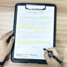 Prancheta com compartimento para armazenamento, prancheta de alta capacidade para uso em escritórios, escolas e consultórios médicos, superfície