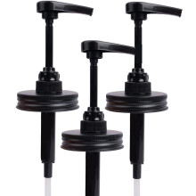Pompa riutilizzabile, confezione da 3 pompe versatili per bottiglie, in vetro e plastica, per sciroppi di caffè, miele, salse e altro ancora.
